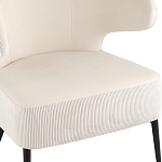 Современное мягкое кресло на металлических ножках Rakush Milk варинант исполнения - 6 | Loft Concept в Саратове