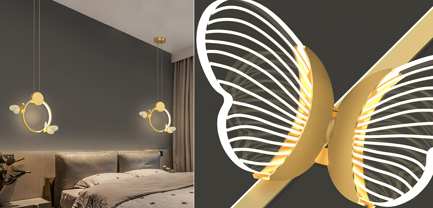Светильник Butterfly Gold Circle Светильник Butterfly Gold Circle - Loft-Concept в Саратове