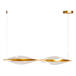 Люстра линейная с изогнутым плафоном Wave Line варинант исполнения - 2 | Loft Concept в Саратове