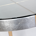 Столик журнальный серебристый с круглой столешницей Showing Refinement варинант исполнения - 1 | Loft Concept в Саратове