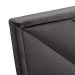 Кровать серая с подъемным механизмом Adelaide варинант исполнения - 3 | Loft Concept в Саратове