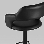 Барный стул черного цвета Strohach варинант исполнения - 6 | Loft Concept в Саратове