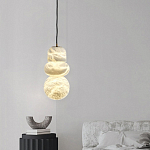 Подвесной светильник с фигурными плафонами Stone Triad варинант исполнения - 7 | Loft Concept в Саратове