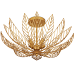 Потолочный светильник Золотые листья  Golden Petals варинант исполнения - 2 | Loft Concept в Саратове