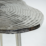 Металлический кофейный столик Puddle Silver варинант исполнения - 2 | Loft Concept в Саратове