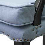 Кресло Aubrey Classical Armchair blue flax варинант исполнения - 4 | Loft Concept в Саратове