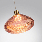 Подвесной светильник с прозрачным стеклянным плафоном округлой формы Effervia  варинант исполнения - 3 | Loft Concept в Саратове