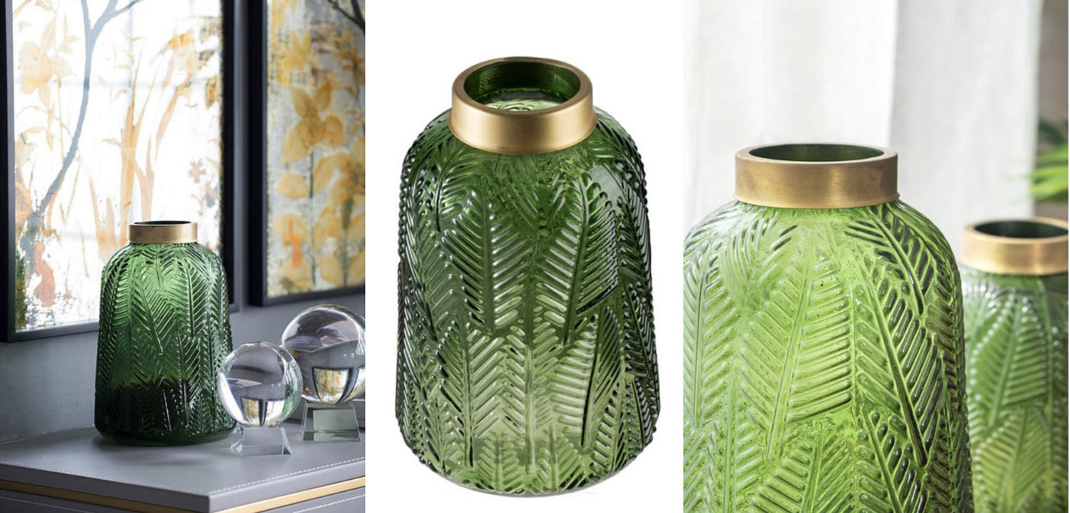 Ваза Green Vase Golden Throat high Ваза Green Vase Golden Throat high - Loft-Concept в Саратове