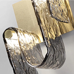 Бра волнистой формы из фактурного стекла Wave варинант исполнения - 4 | Loft Concept в Саратове