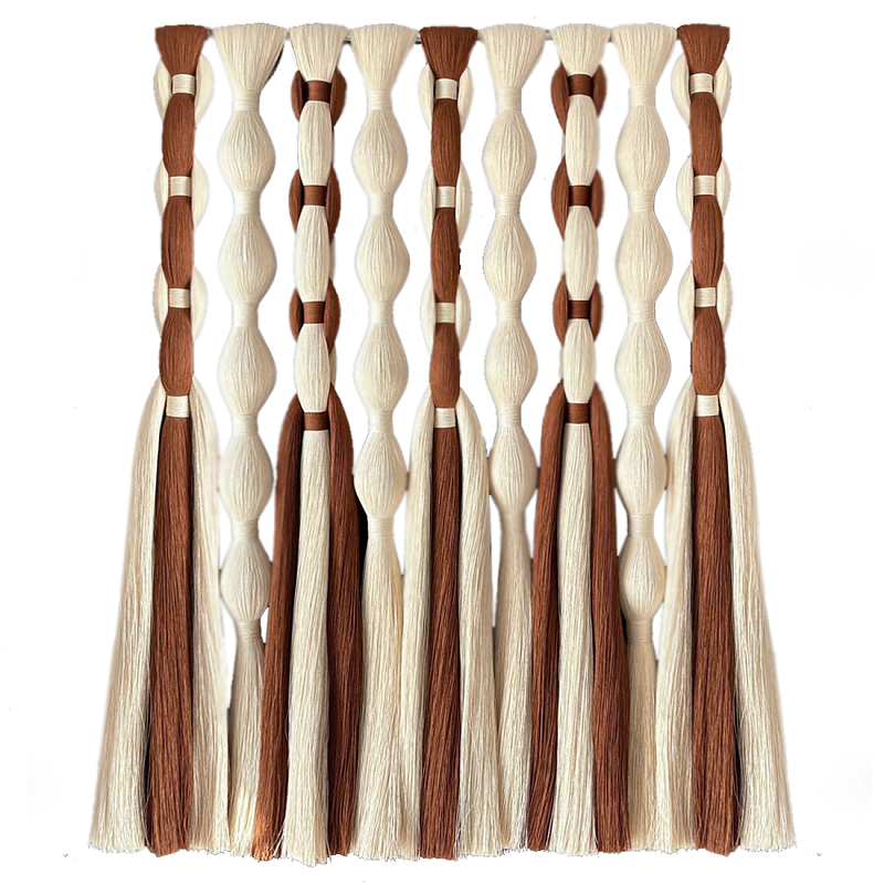 Дизайнерский Декор на стену с кисточками из хлопковых нитей wall panel Thread brushes Коричневый Светло-бежевый в Саратове | Loft Concept 