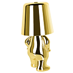 Настольная лампа фигурная золотого цвета с гладким абажуром Высота 19 см Sophia варинант исполнения - 6 | Loft Concept в Саратове