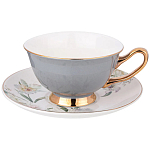 Чайный набор из фарфора на 6 персон Grey Tea Porcelain Set варинант исполнения - 3 | Loft Concept в Саратове