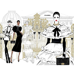 Megan Hess. Elegance варинант исполнения - 4 | Loft Concept в Саратове