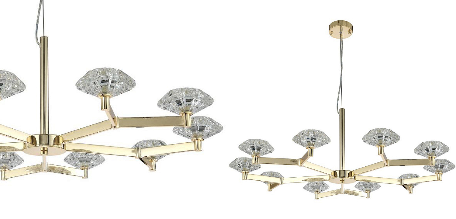 Люстра Yerker Chandelier Gold 10 Люстра Yerker Chandelier Gold 10 - Loft-Concept в Саратове