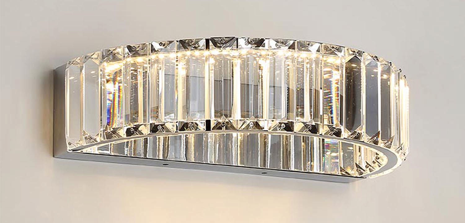 Бра Crystal Shine Linda Chrome Wall Lamp A Бра Crystal Shine Linda Chrome Wall Lamp A - Loft-Concept в Саратове