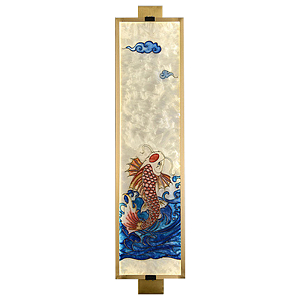 Настенный светильник Red Fish Oriental Scenes Wall Lamp