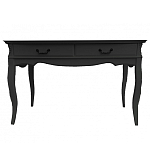 Консоль черного цвета из массива бука в стиле прованс Black Provence варинант исполнения - 2 | Loft Concept в Саратове