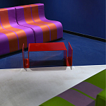 Дизайнерский кофейный стол Poltronova T01 Red Coffee Table варинант исполнения - 3 | Loft Concept в Саратове