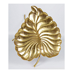 Столик приставной с столешницей Тропический лист Tropical Forest gold варинант исполнения - 4 | Loft Concept в Саратове