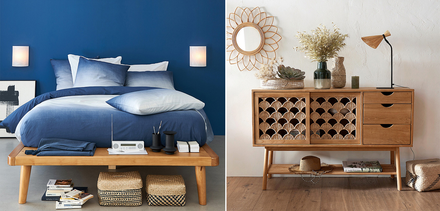 Комплект плетеных корзин Wicker Baskets Комплект плетеных корзин Wicker Baskets - Loft-Concept в Саратове