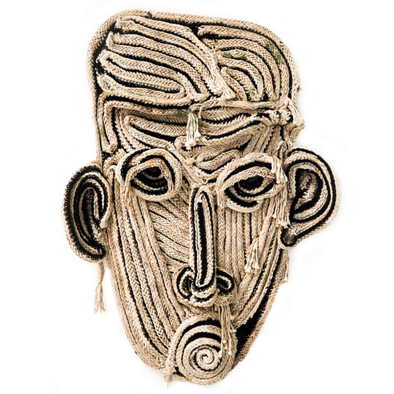 Арт-Объект из нитей Черно-Белый портрет Joana Schneider  Бежевый Черный в Саратове | Loft Concept 