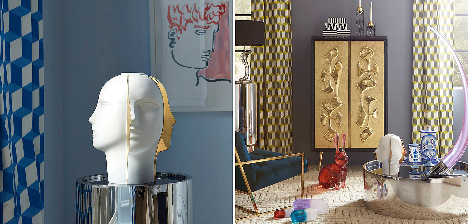 Ваза Jonathan Adler ATLAS SPLIT VASE Ваза Jonathan Adler ATLAS SPLIT VASE - Loft-Concept в Саратове