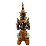 Декоративная статуэтка из бронзы Будда Bronze Kneeling Buddha варинант исполнения - 1 | Loft Concept в Саратове