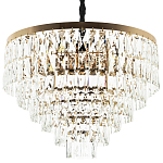 Люстра с прямоугольными хрустальными подвесками Lunet Crystal Rectangulars Chandelier 12 варинант исполнения - 1 | Loft Concept в Саратове
