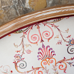 Трехместный диван из массива бука бежевый с растительным орнаментом Raffael Renaissance Beige Sofa варинант исполнения - 5 | Loft Concept в Саратове