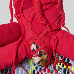 Настенный ковер разноцветный из одежды Heart варинант исполнения - 4 | Loft Concept в Саратове