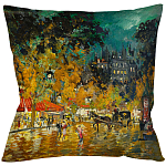 Подушка декоративная Париж Impressionism in Art варинант исполнения - 1 | Loft Concept в Саратове