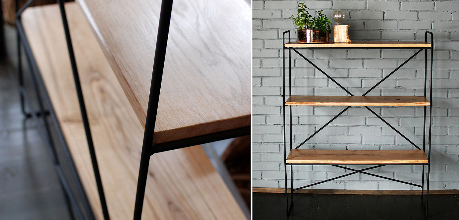 Стеллаж Ridley Industrial Metal Rust Rack Стеллаж Ridley Industrial Metal Rust Rack - Loft-Concept в Саратове