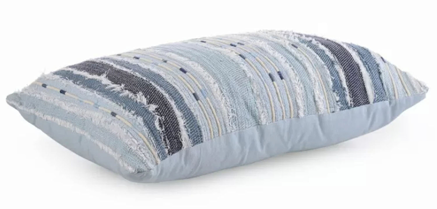 Подушка Blue Ikat stripes Подушка Blue Ikat stripes - Loft-Concept в Саратове