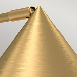 Бра с широким конусным плафоном с золотистой внутренней стороной Alora Mood варинант исполнения - 7 | Loft Concept в Саратове