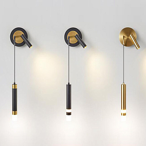 Бра-спот с подвесным светильником Spot Sconce Hanging Lamp