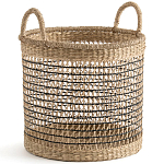 Круглая плетеная корзина Renee Wicker Basket варинант исполнения - 1 | Loft Concept в Саратове