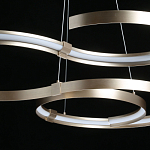 Люстра подвесная светодиодная в виде волнообразной ленты Ribbon Vortex варинант исполнения - 22 | Loft Concept в Саратове