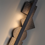 Бра вертикальное с черными кругами и квадратами Gravyura варинант исполнения - 2 | Loft Concept в Саратове