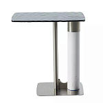 Дизайнерский журнальный стол с прямоугольной рельефной столешницей Nord варинант исполнения - 1 | Loft Concept в Саратове