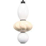 Подвесной светильник фигурный с керамическими элементами Light Fragrant варинант исполнения - 4 | Loft Concept в Саратове