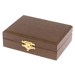 Визитница карманная металлическая с гравюрой Герба России в подарочной коробке Gold Metal Business Card Holders варинант исполнения - 4 | Loft Concept в Саратове