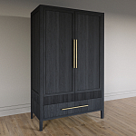 Шкаф платяной Primo с выдвижными ящиками шпон Светлый дуб варинант исполнения - 3 | Loft Concept в Саратове