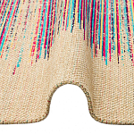 Ковер с геометрическим узором из комбинированного состава Full rhythm варинант исполнения - 2 | Loft Concept в Саратове