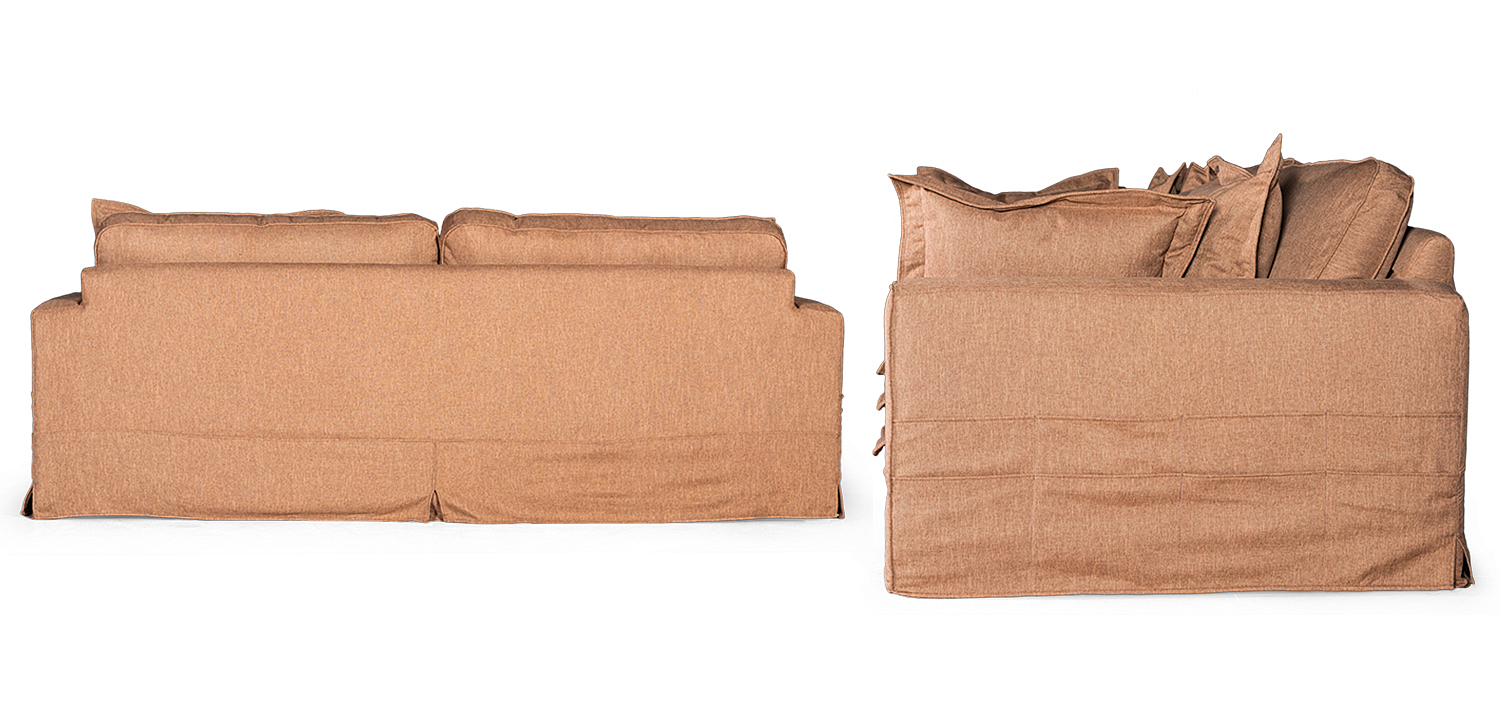 Диван Evelyn Textile Brown Sofa Диван Evelyn Textile Brown Sofa - Loft-Concept в Саратове
