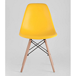 Пластиковый стул на ножках из массива бука Eames Yellow варинант исполнения - 4 | Loft Concept в Саратове