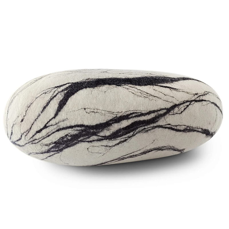 Пуф - Камень Nullah Черно-белый в Саратове | Loft Concept 