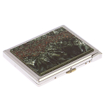 Портсигар с газовой зажигалкой из натурального камня Серафинит Stone Cigarettes Cases варинант исполнения - 1 | Loft Concept в Саратове