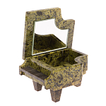 Шкатулка в виде рояля из натурального камня змеевик Stone Casket варинант исполнения - 2 | Loft Concept в Саратове