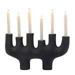 Подсвечник алюминиевый черный Ember варинант исполнения - 1 | Loft Concept в Саратове