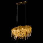 Люстра подвесная с металлическими цепочками и изогнутыми металлическими дугами 72 см Atlantis Chain варинант исполнения - 15 | Loft Concept в Саратове